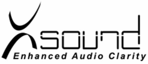 XSOUND ENHANCED AUDIO CLARITY Logo (USPTO, 05.02.2010)