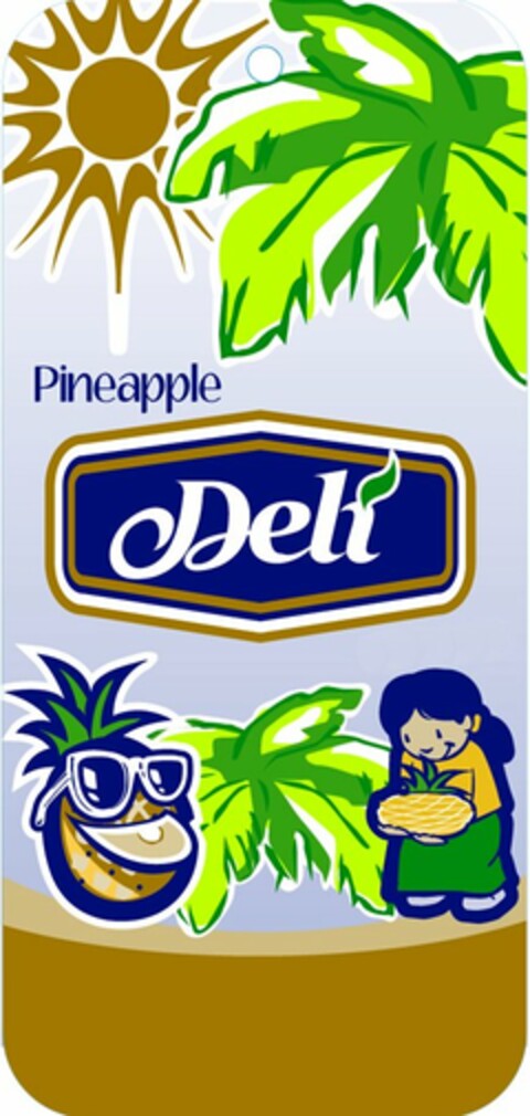 DELI PINEAPPLE Logo (USPTO, 04/30/2010)