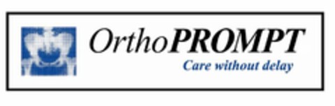 ORTHOPROMPT CARE WITHOUT DELAY Logo (USPTO, 09.07.2010)