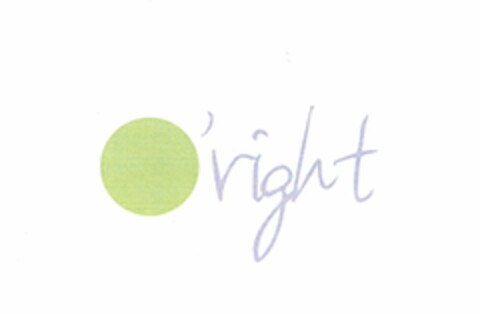 O'RIGHT Logo (USPTO, 26.03.2011)