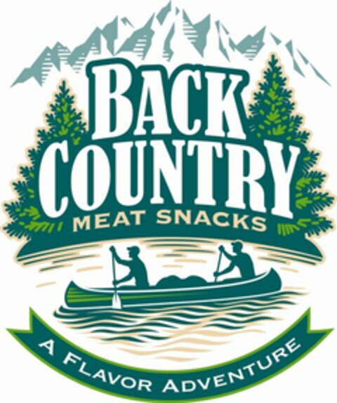 BACK COUNTRY, MEAT SNACKS, A FLAVOR ADVENTURE Logo (USPTO, 25.06.2011)