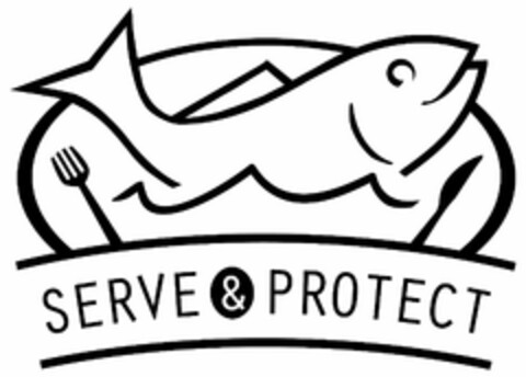 SERVE & PROTECT Logo (USPTO, 09/01/2011)