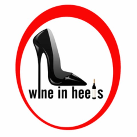 WINE IN HEELS Logo (USPTO, 27.09.2011)