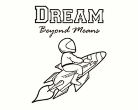 DREAM BEYOND MEANS Logo (USPTO, 03/27/2012)