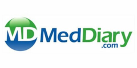 MD MEDDIARY.COM Logo (USPTO, 08/17/2012)