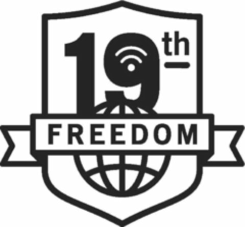 19TH FREEDOM Logo (USPTO, 25.06.2013)