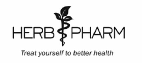 HERB PHARM TREAT YOURSELF TO BETTER HEALTH Logo (USPTO, 01/20/2014)