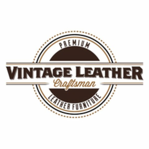 VINTAGE LEATHER CRAFTSMAN PREMIUM LEATHER FURNITURE Logo (USPTO, 05.02.2014)