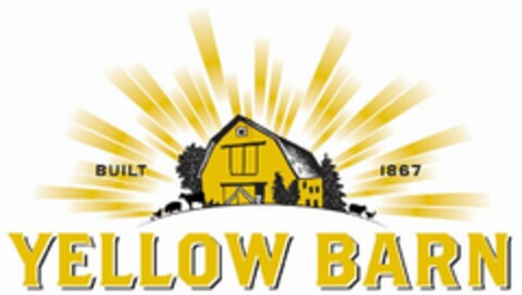 YELLOW BARN BUILT 1867 Logo (USPTO, 04/22/2014)