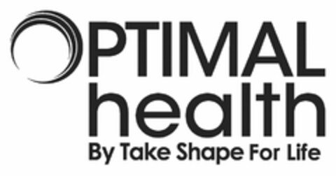 OPTIMAL HEALTH BY TAKE SHAPE FOR LIFE Logo (USPTO, 07/27/2014)