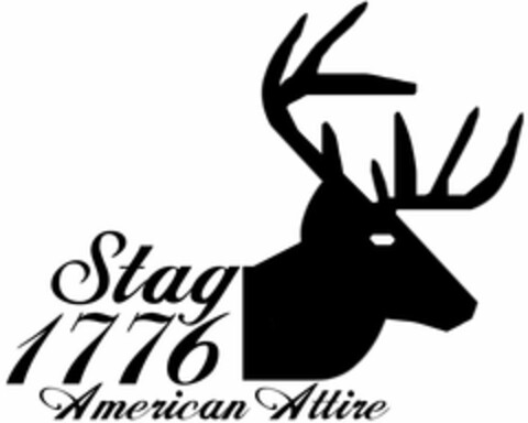 STAG 1776 AMERICAN ATTIRE Logo (USPTO, 10.03.2015)