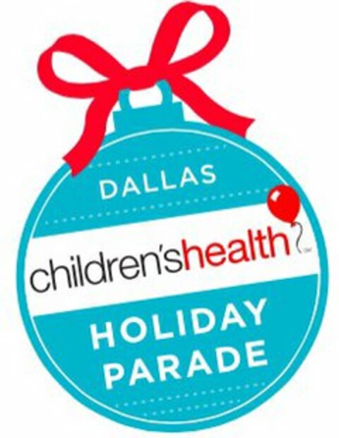 DALLAS CHILDREN'S HEALTH HOLIDAY PARADE Logo (USPTO, 06/26/2015)