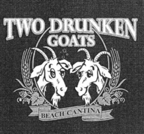 TWO DRUNKEN GOATS BEACH CANTINA Logo (USPTO, 08.01.2016)