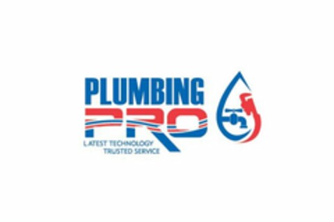 PLUMBING PRO LATEST TECHNOLOGY TRUSTED SERVICE Logo (USPTO, 01.03.2016)