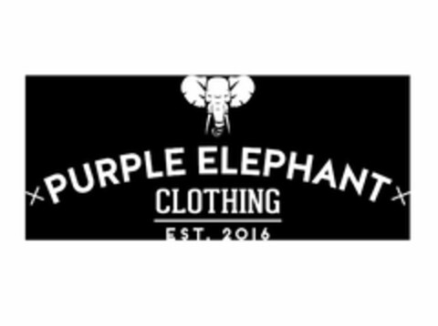 PURPLE ELEPHANT CLOTHING EST. 2016 Logo (USPTO, 24.05.2016)