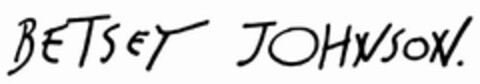 BETSEY JOHNSON. Logo (USPTO, 09/08/2016)