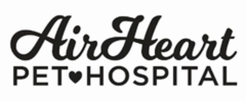 AIRHEART PET HOSPITAL Logo (USPTO, 05/17/2017)