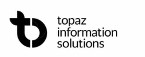 TOPAZ INFORMATION SOLUTIONS Logo (USPTO, 06.12.2017)