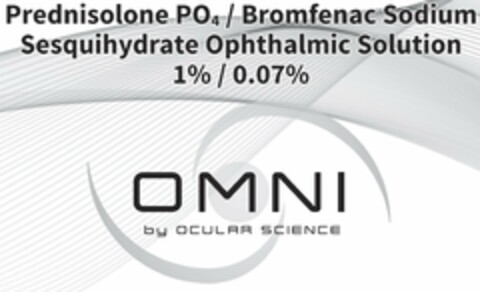 PREDNISOLONE PO4 / BROMFENAC SODIUM SESQUIHYDRATE OPHTHALMIC SOLUTION 1% / 0.07% OMNI BY OCULAR SCIENCE Logo (USPTO, 03/08/2018)