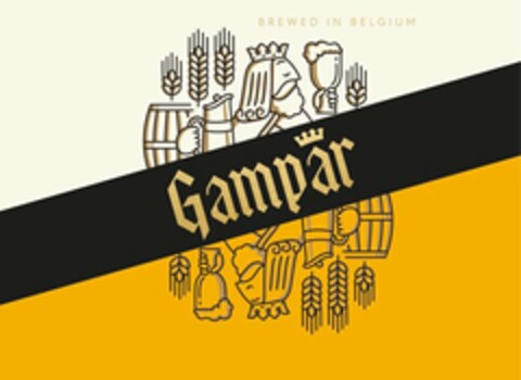 GAMPAR BREWED IN BELGIUM Logo (USPTO, 09.03.2018)
