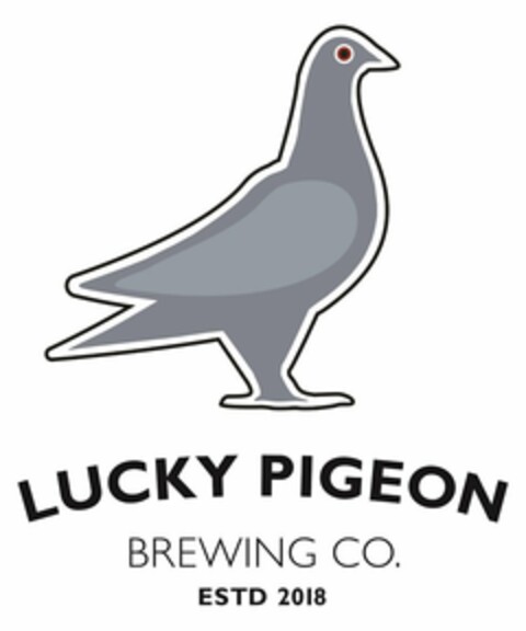 LUCKY PIGEON BREWING CO. Logo (USPTO, 11.06.2018)