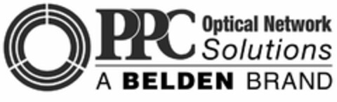 PPC OPTICAL NETWORK SOLUTIONS A BELDEN BRAND Logo (USPTO, 21.06.2018)