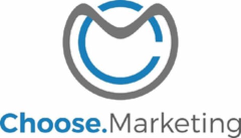 CM CHOOSE.MARKETING Logo (USPTO, 10/26/2018)