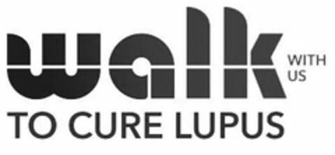 WALK WITH US TO CURE LUPUS Logo (USPTO, 18.03.2019)