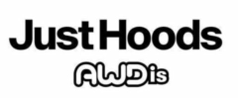 JUST HOODS AWDIS Logo (USPTO, 09/03/2019)