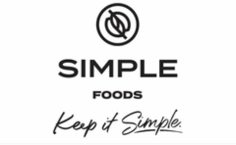 SIMPLE FOODS KEEP IT SIMPLE. Logo (USPTO, 09/06/2019)