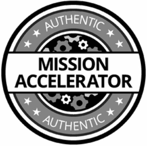 AUTHENTIC MISSION ACCELERATOR AUTHENTIC Logo (USPTO, 10/15/2019)