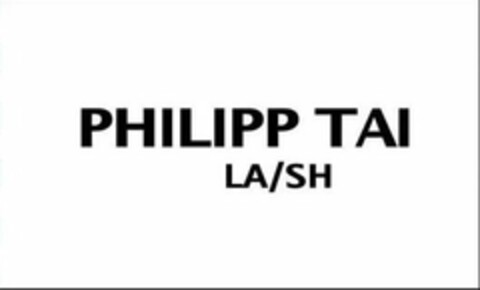 PHILIPP TAI LA/SH Logo (USPTO, 25.11.2019)