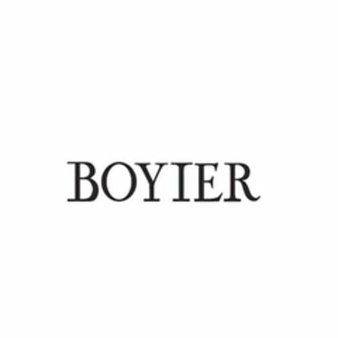 BOYIER Logo (USPTO, 01/22/2020)