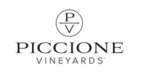 PV PICCIONE VINEYARDS Logo (USPTO, 14.02.2020)