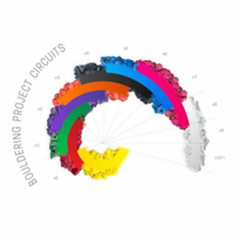 BOULDERING PROJECT CIRCUITS V0 V1 V2 V3V4 V5 V6 V7 V8 V9 V10+ Logo (USPTO, 11.03.2020)