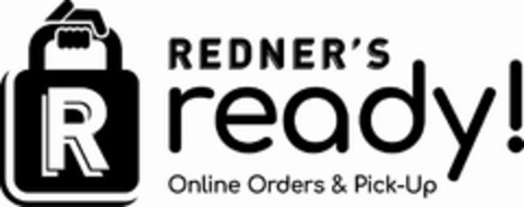 R REDNER'S READY! ONLINE ORDERS & PICKUP Logo (USPTO, 07/15/2020)