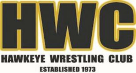 HWC HAWKEYE WRESTLING CLUB ESTABLISHED 1973 Logo (USPTO, 07/16/2020)