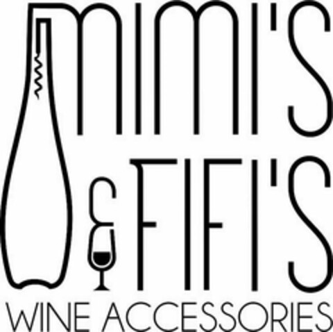 MIMI'S & FIFI'S WINE ACCESSORIES Logo (USPTO, 07/17/2020)