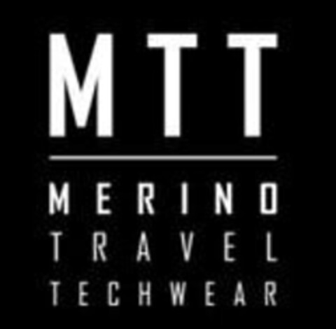 MTT MERINO TRAVEL TECHWEAR Logo (USPTO, 28.07.2020)