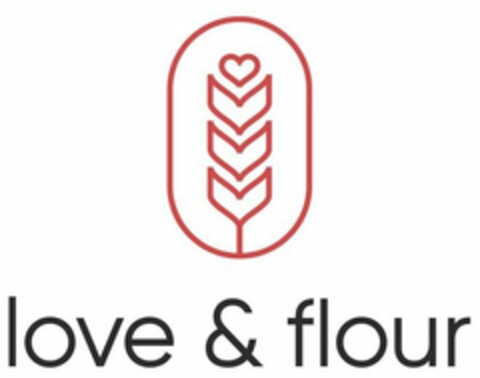 LOVE & FLOUR Logo (USPTO, 27.08.2020)