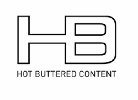 H B HOT BUTTERED CONTENT Logo (USPTO, 21.02.2009)