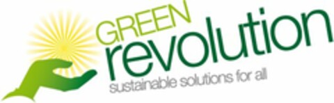 GREEN REVOLUTION SUSTAINABLE SOLUTIONS FOR ALL Logo (USPTO, 29.09.2009)