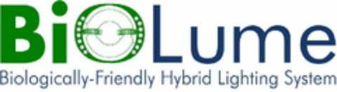 BIOLUME BIOLOGICALLY-FRIENDLY HYBRID LIGHTING SYSTEM Logo (USPTO, 16.08.2010)