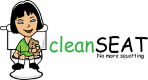 CLEANSEAT NO MORE SQUATTING Logo (USPTO, 08/19/2010)