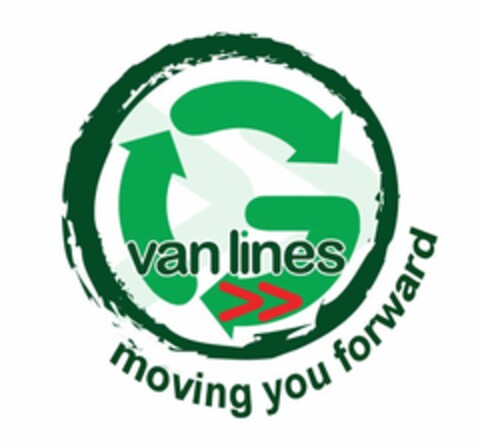 VAN LINES MOVING YOU FORWARD G Logo (USPTO, 12.08.2011)