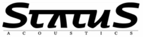 STATUS  A C O U S T I C S Logo (USPTO, 24.02.2012)