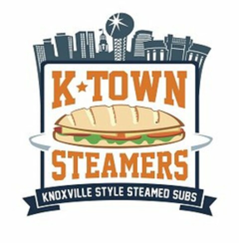 K-TOWN STEAMERS KNOXVILLE STYLE STEAMED SUBS Logo (USPTO, 31.08.2012)