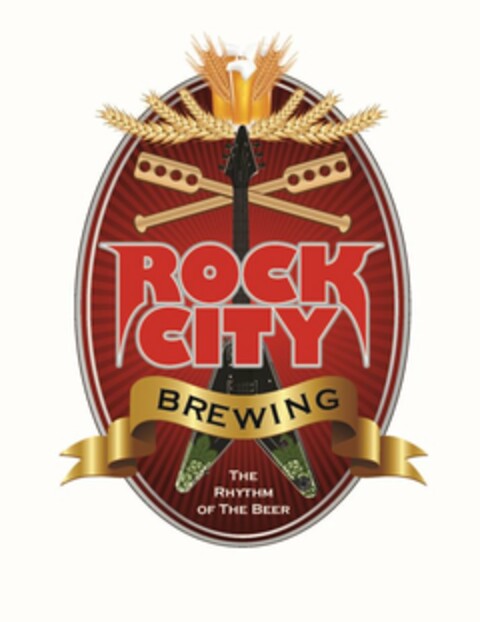 ROCK CITY BREWING Logo (USPTO, 28.01.2014)