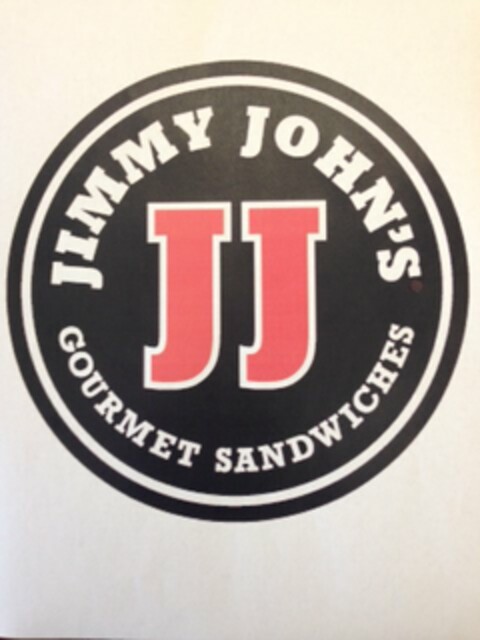 JJ JIMMY JOHN'S GOURMET SANDWICHES Logo (USPTO, 07/08/2014)