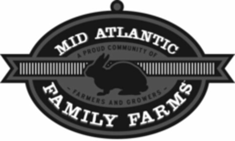 MID ATLANTIC FAMILY FARMS A PROUD COMMUNITY OF FARMERS AND GROWERS Logo (USPTO, 13.11.2014)